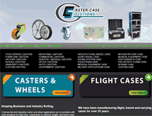 Tablet Screenshot of caster-case.com
